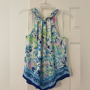 Lilly Pulitzer Julian Halter top size S NWOT